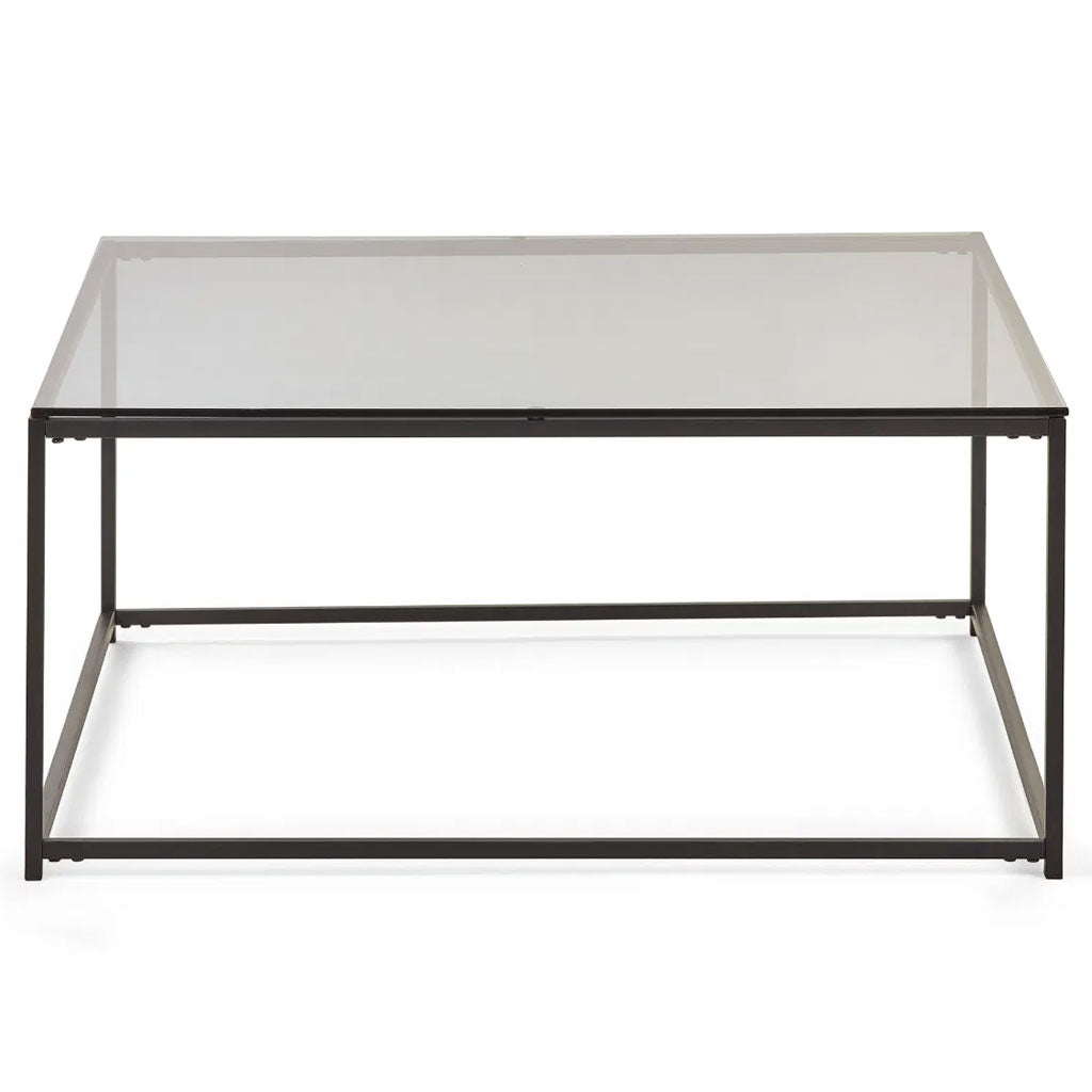 Smoked Glass Coffee Tables Square - Chicago