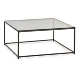 Smoked Glass Coffee Tables Square - Chicago
