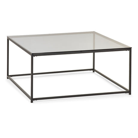 Smoked Glass Coffee Tables Square - Chicago