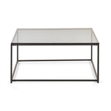 Smoked Glass Coffee Tables Square - Chicago