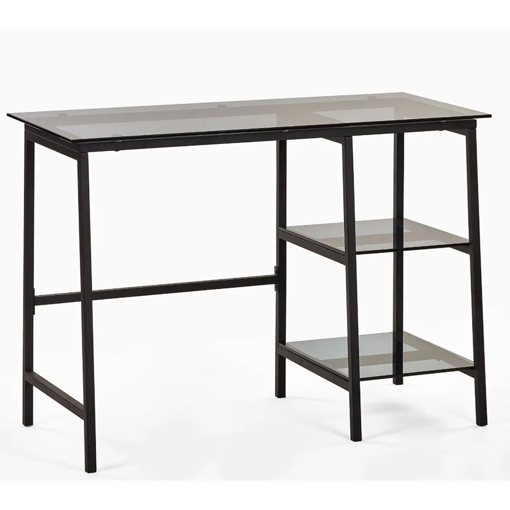 Smoked Glass Desk for Home And Office Desk - Chicago