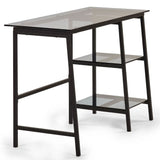 Smoked Glass Desk for Home And Office Desk - Chicago