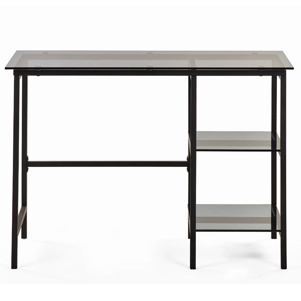 Smoked Glass Desk for Home And Office Desk - Chicago