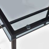 Smoked Glass Desk for Home And Office Desk - Chicago