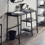 Smoked Glass Desk for Home And Office Desk - Chicago
