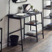 Smoked Glass Desk for Home And Office Desk - Chicago