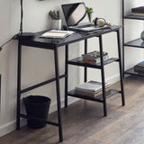 Smoked Glass Desk for Home And Office Desk - Chicago