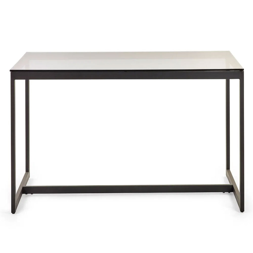 Smoked Glass Dining Table for 4 People - Chicago