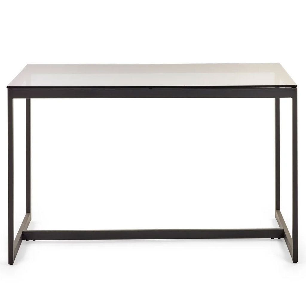 Smoked Glass Dining Table for 4 People - Chicago
