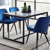 Smoked Glass Dining Table for 4 People - Chicago