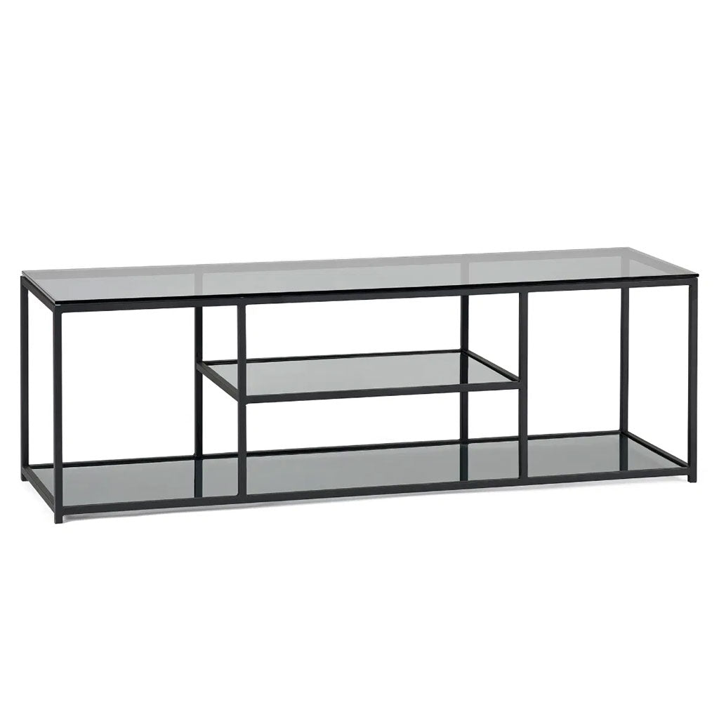 Smoked Glass TV Stand - Chicago