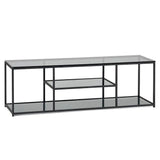 Smoked Glass TV Stand - Chicago