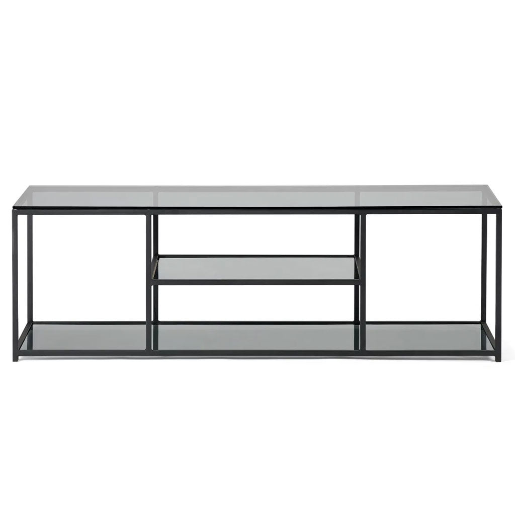 Smoked Glass TV Stand - Chicago