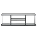 Smoked Glass TV Stand - Chicago