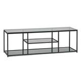 Smoked Glass TV Stand - Chicago