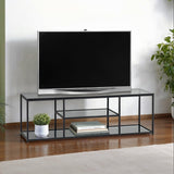 Smoked Glass TV Stand - Chicago