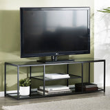 Smoked Glass TV Stand - Chicago
