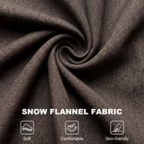 Snow Flannel Fabric Wingback Occasional Chair 74cm Wide - Velmora
