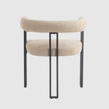 Soft Weave Fabric Dining Chairs 52cm Wide in Set Of 2 - Bloom