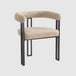 Soft Weave Fabric Dining Chairs 52cm Wide in Set Of 2 - Bloom