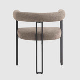 Soft Weave Fabric Dining Chairs 52cm Wide in Set Of 2 - Bloom
