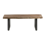 Solid Acacia Wood Coffee Table - Baltic Live Edge