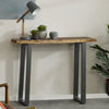 Solid Acacia Wood Console Table - Baltic Live Edge