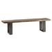 Solid Acacia Wood Dining Bench for 3 People - Baltic Live Edge