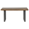 Solid Acacia Wood Dining Table for 6 People - Metropolis