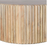 Solid Hardwood Coffee Table Round - Hudson