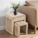Solid Hardwood Nest Of 2 Tables With Drawer - Hudson
