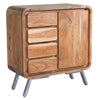 Solid Hardwood Sideboard With 1 Door And 4 Drawers - Aspen