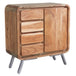 Solid Hardwood Sideboard With 1 Door And 4 Drawers - Aspen