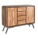 Solid Hardwood Sideboard With 2 Doors And 4 Drawers - Aspen