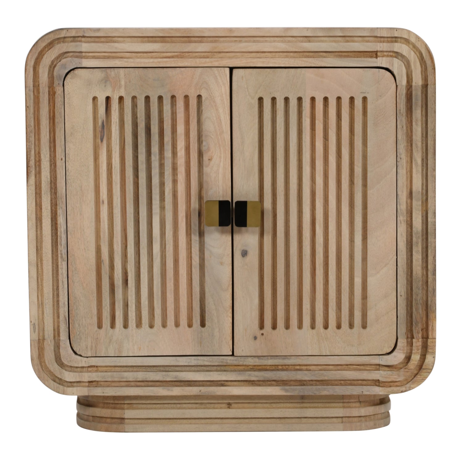 Solid Hardwood Storage Cabinet With 2 Doors - Hudson