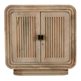 Solid Hardwood Storage Cabinet With 2 Doors - Hudson