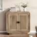 Solid Hardwood Storage Cabinet With 2 Doors - Hudson