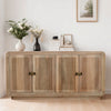 Solid Hardwood Storage Cabinet With 4 Doors - Hudson