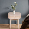 Solid Mango Wood Bedside Cabinet Square - Valencia