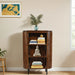Solid Mango Wood Bookcase With 3 Shelves - Inverley Designs