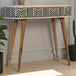 Solid Mango Wood Console Table With 1 Bone Inlay Front Drawer - Edessa
