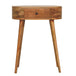 Solid Mango Wood Console Table Mini With 1 Drawer - Albion