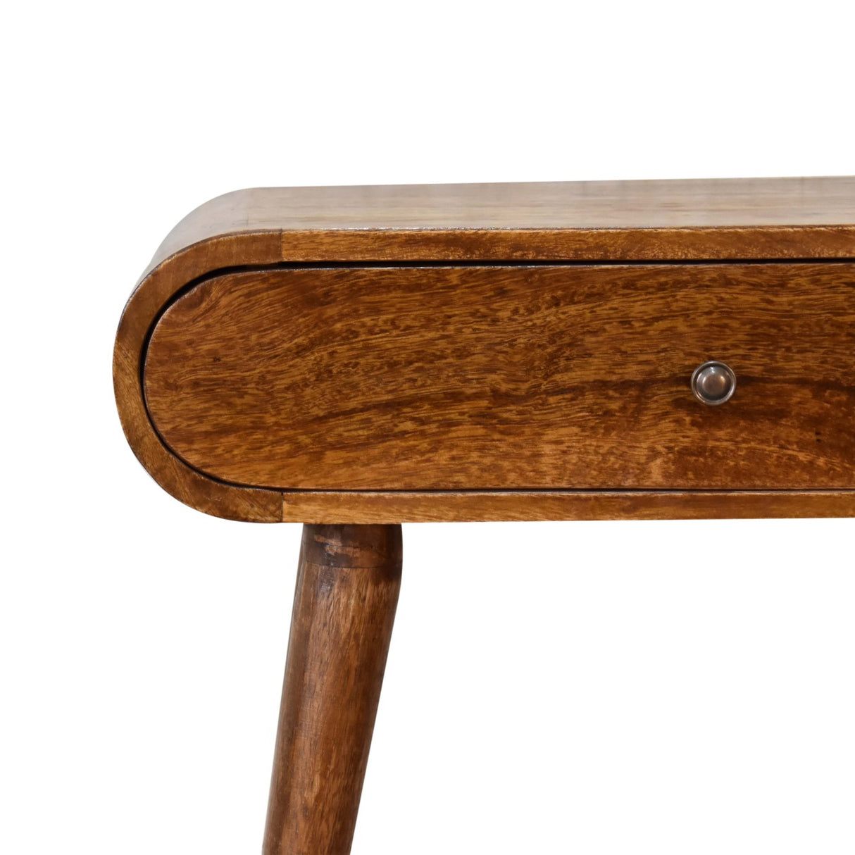 Solid Mango Wood Console Table Mini With 1 Drawer - London