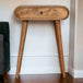 Solid Mango Wood Console Table Mini With 1 Drawer - London