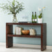 Solid Mango Wood Console Table With 1 Shelf - Toko