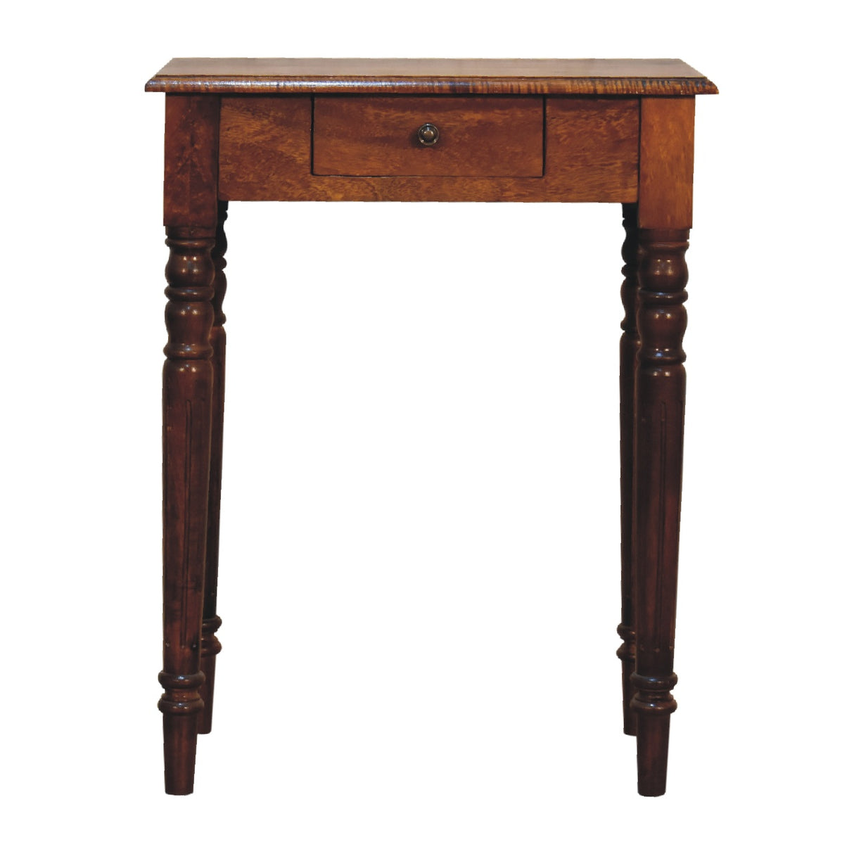 Solid Mango Wood Desk for Home With Turned Leg - Birmingham