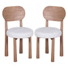Solid Mango Wood Dining Chairs in Set Of 2 - Indus