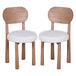 Solid Mango Wood Dining Chairs in Set Of 2 - Indus