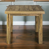 Solid Mango Wood Dining Table for 4 to 6 People Rectangular Butterfly Extending - Granary