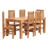 Solid Mango Wood Dining Table With 6 Chairs - Toko
